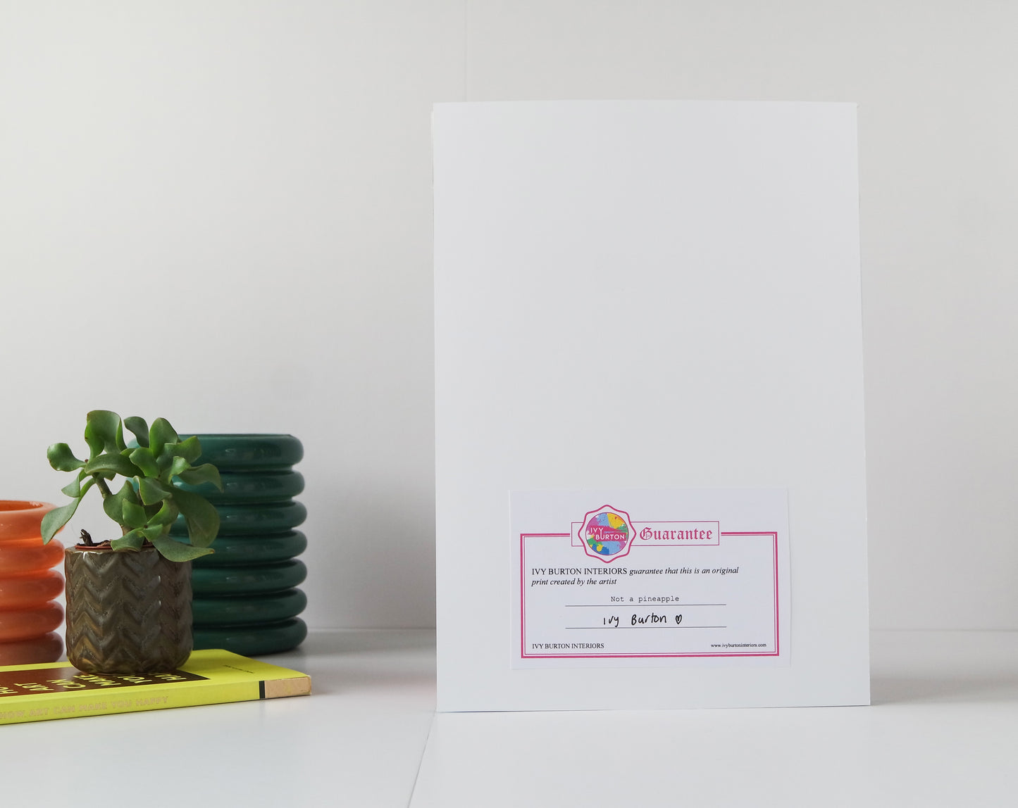 I wish I was a pineapple unframed print (signed)