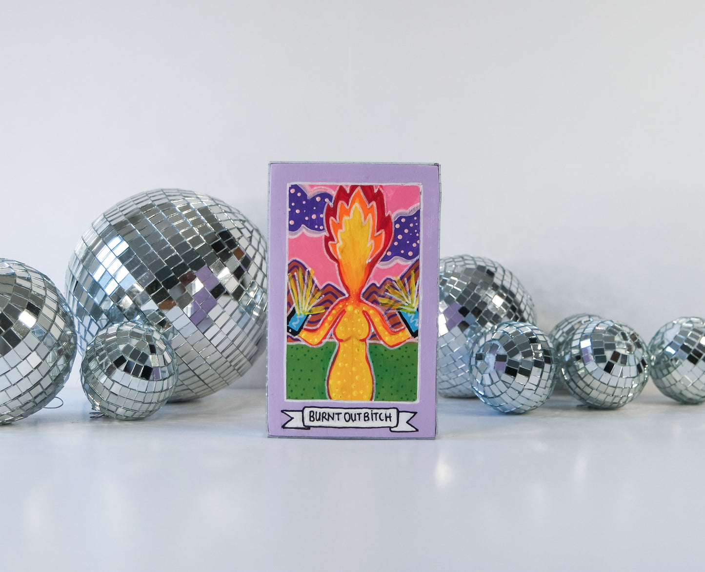 Tarot card style mini artworks