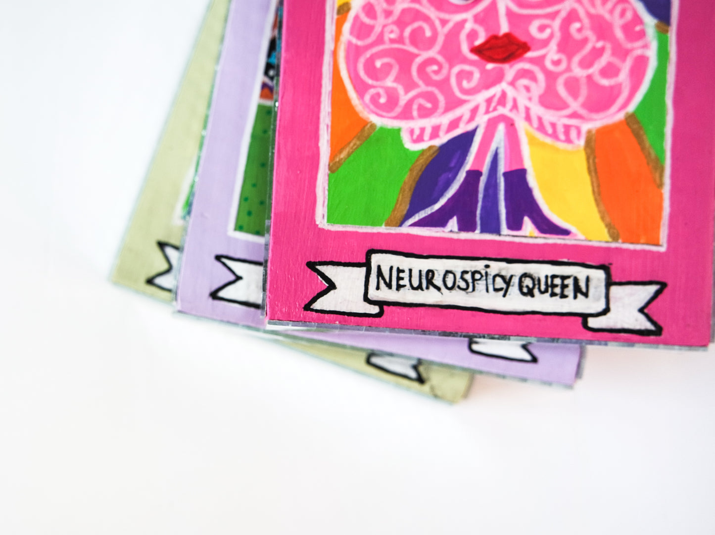Tarot card style mini artworks