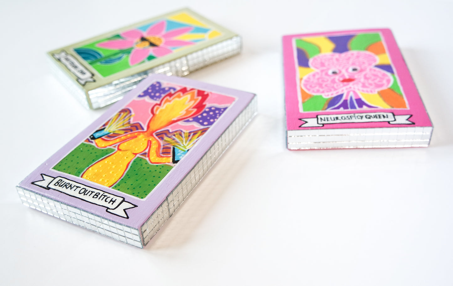 Tarot card style mini artworks