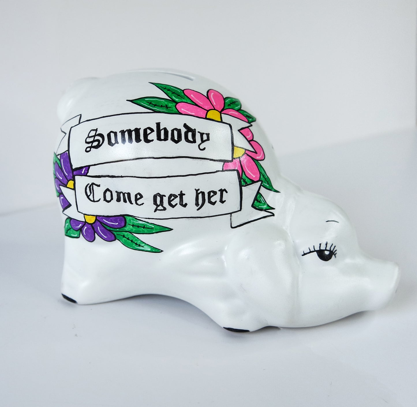 Tip jar piggy bank