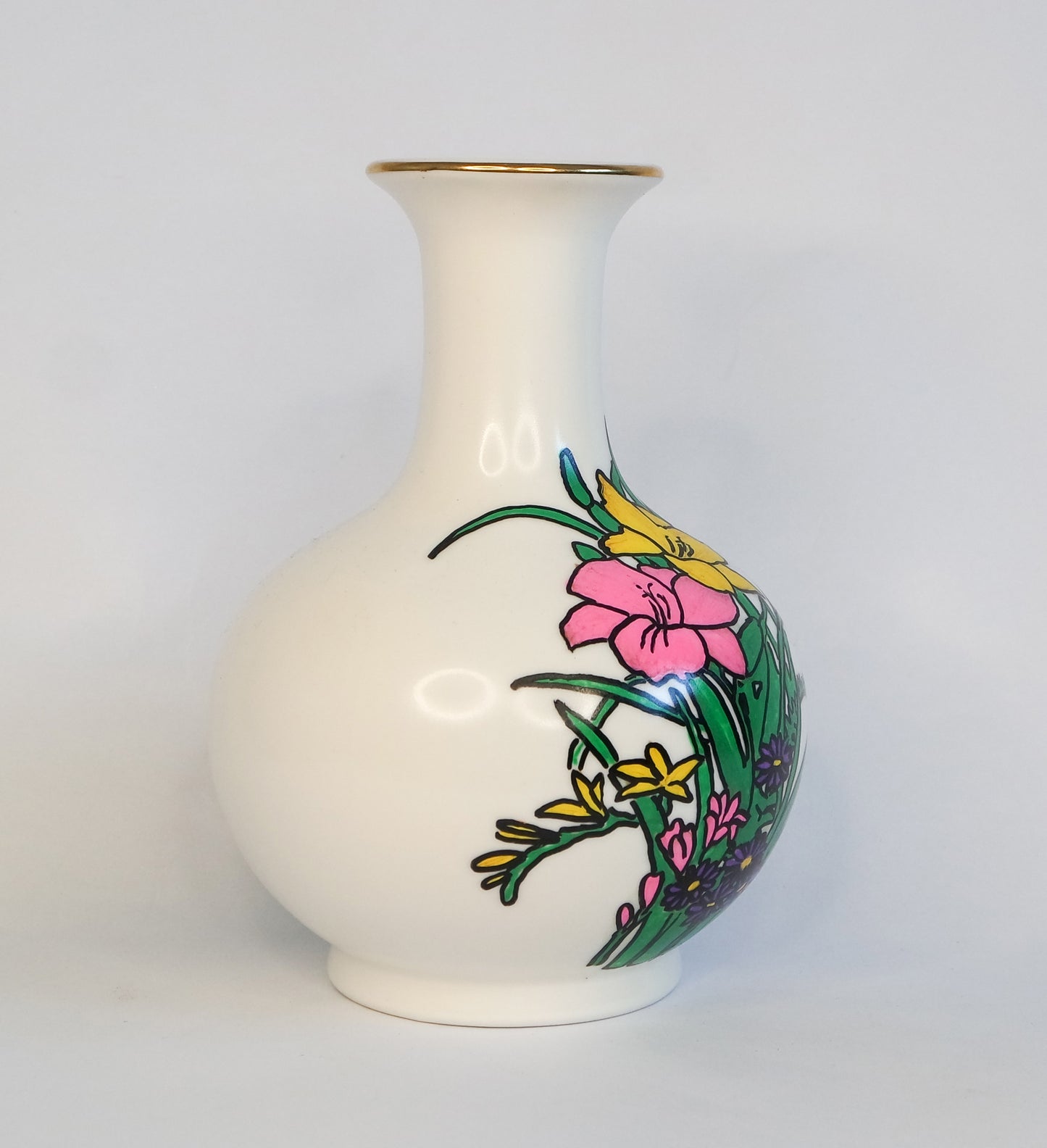 Pop Art style flower vase