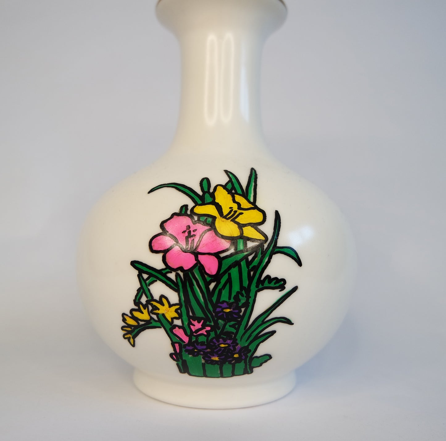 Pop Art style flower vase
