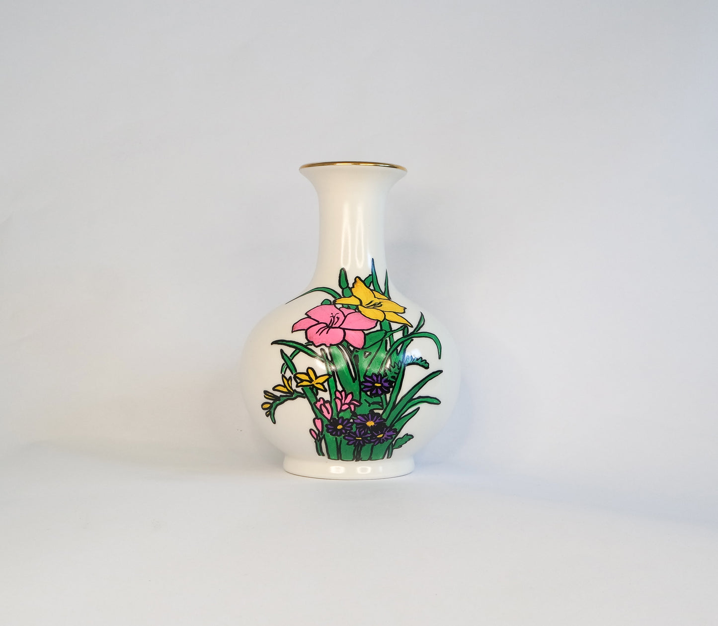 Pop Art style flower vase