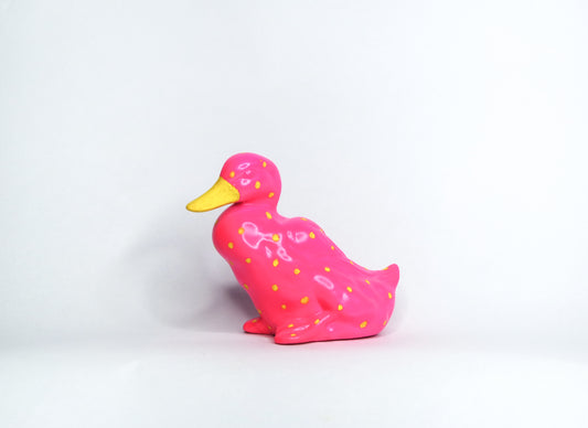 Ceramic duck figurine