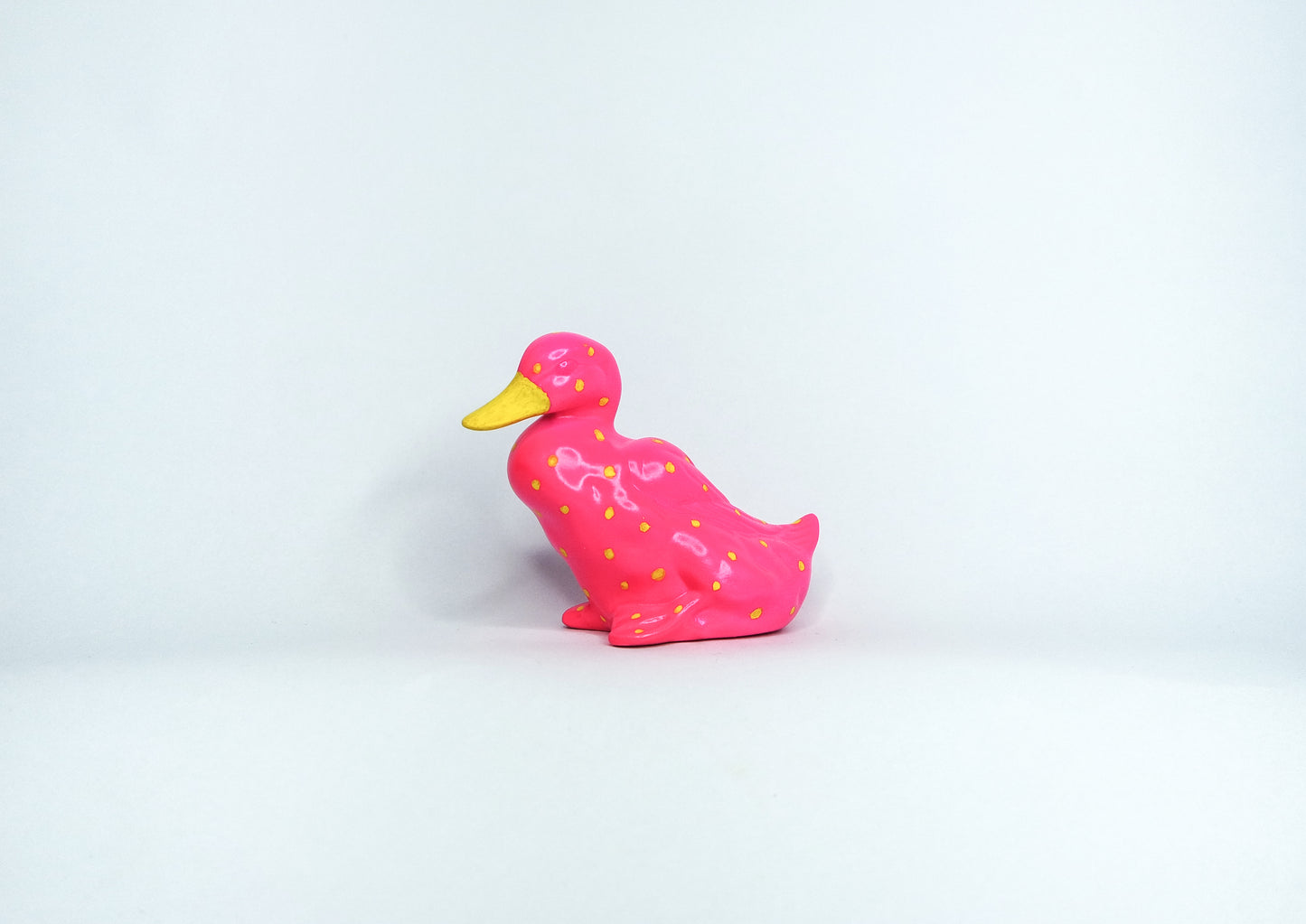Ceramic duck figurine