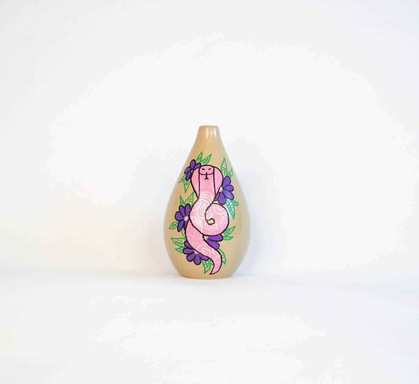 Tattooed bud vases