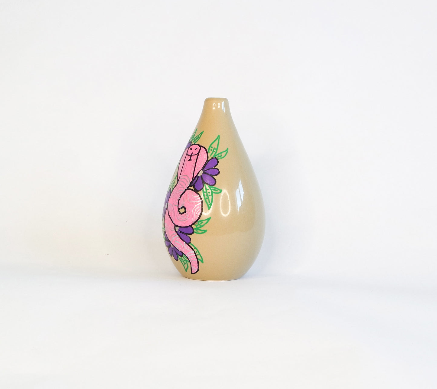 Tattooed bud vases