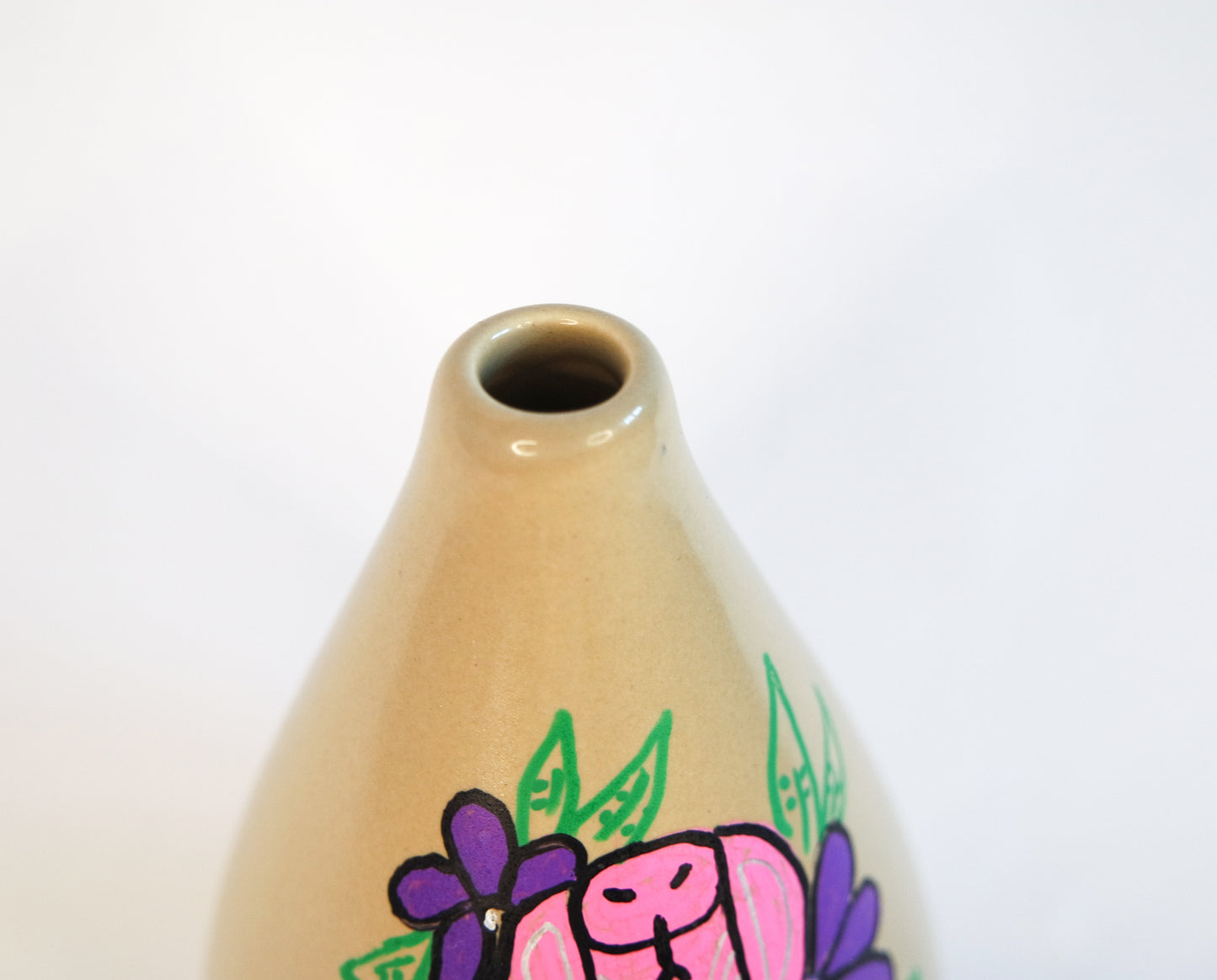 Tattooed bud vases