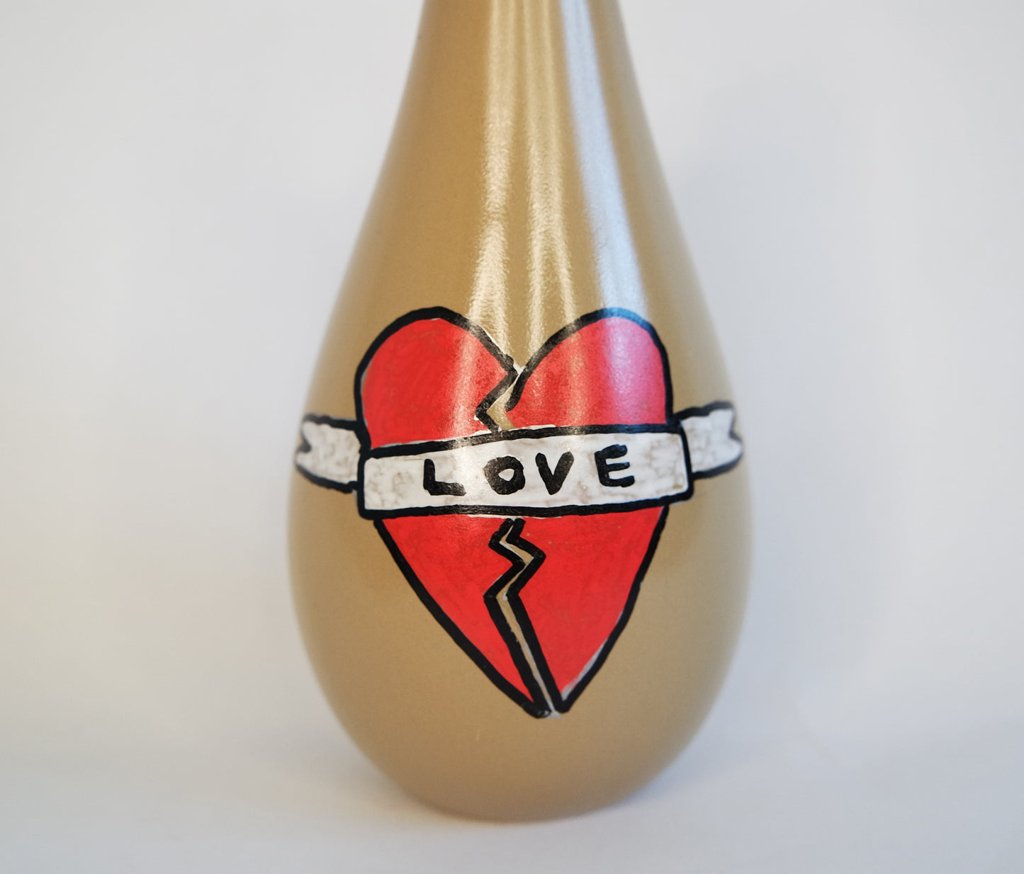 Tattooed bud vases