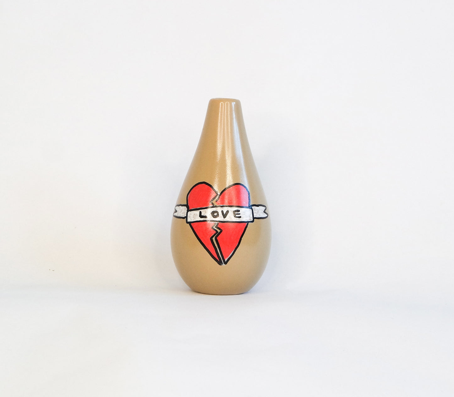 Tattooed bud vases