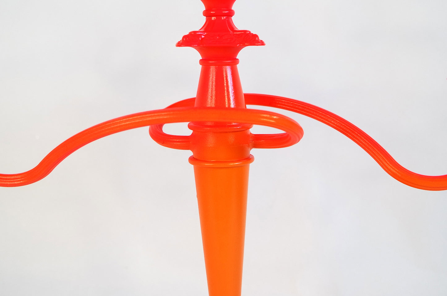 Neon candle stick holder