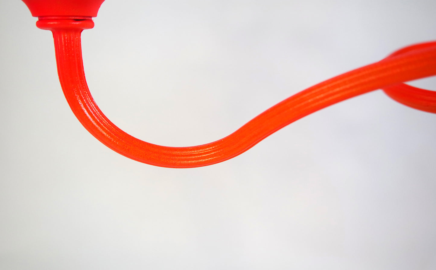 Neon candle stick holder