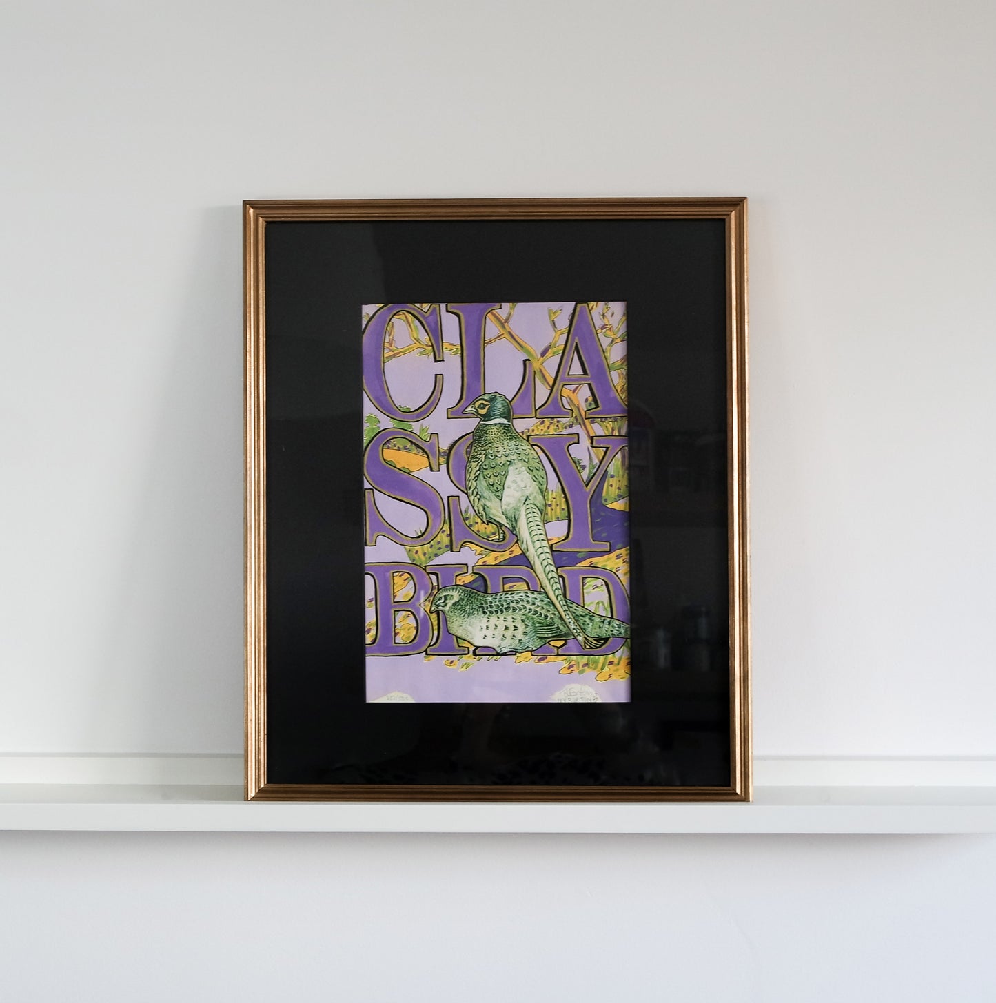 Classy Bird original art